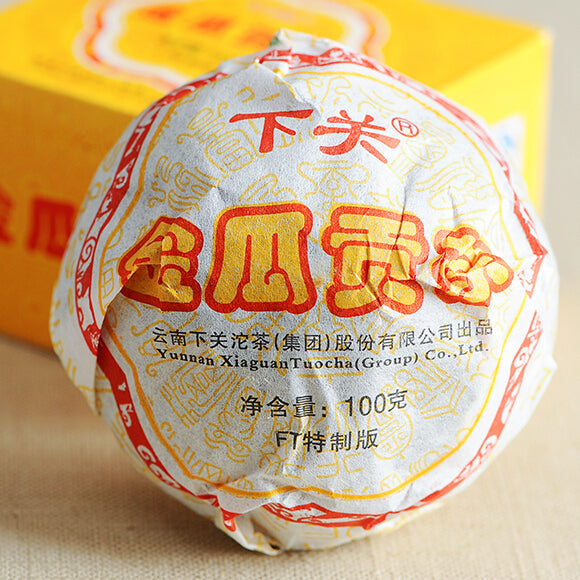 2011 XiaGuan "Jin Gua" (Golden Melon)  Tuo 100g Puerh Sheng Cha Raw Tea