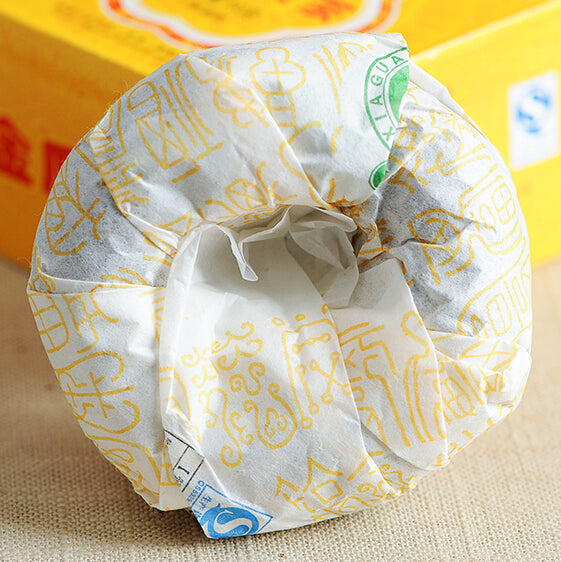 2011 XiaGuan "Jin Gua" (Golden Melon)  Tuo 100g Puerh Sheng Cha Raw Tea