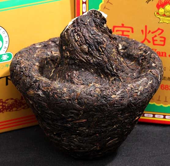 2011 XiaGuan "Bao Yan Jin Cha" (Baoyan Tight Tea) Tuo 250g Puerh Sheng Cha Raw Tea