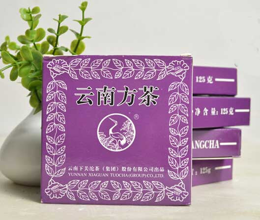 2010 XiaGuan "Yun Nan Fang Cha" (Yunnan Square Brick) 125g Puerh Sheng Cha Raw Tea
