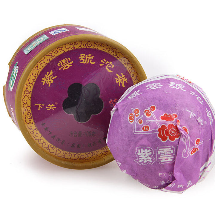 2012 XiaGuan "Zi Yun Hao" (Purple Cloud) Tuo 100g Puerh Sheng Cha Raw Tea