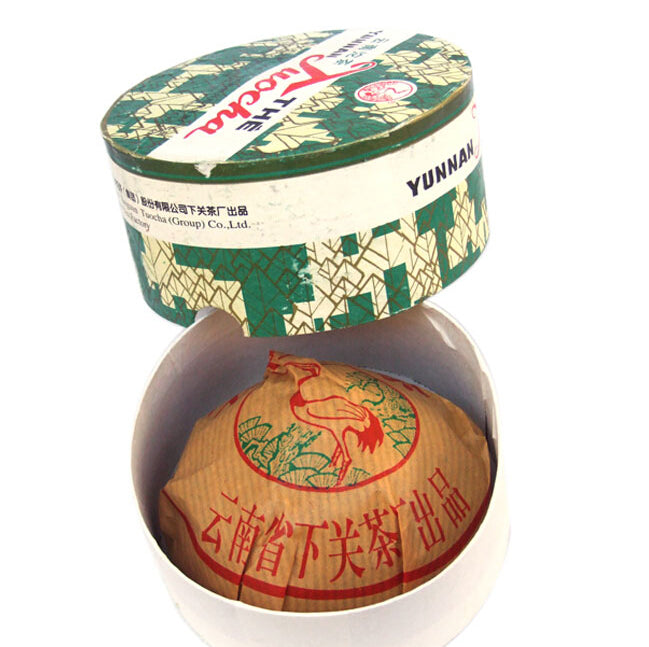 2004 XiaGuan "Xiao Fa" (Sell to France) Tuo 100g Puerh Ripe Tea Shou Cha