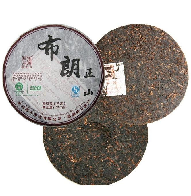 2010 ChenShengHao "Bu Lang Zheng Shan" (Bulang Right Mountain) 357g Puerh Ripe Tea Shou Cha