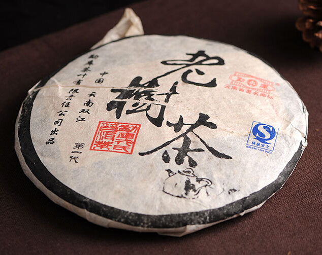 2006 MengKu RongShi "Lao Shu Cha" (Old Tree) Cake 400g Puerh Ripe Tea Shou Cha