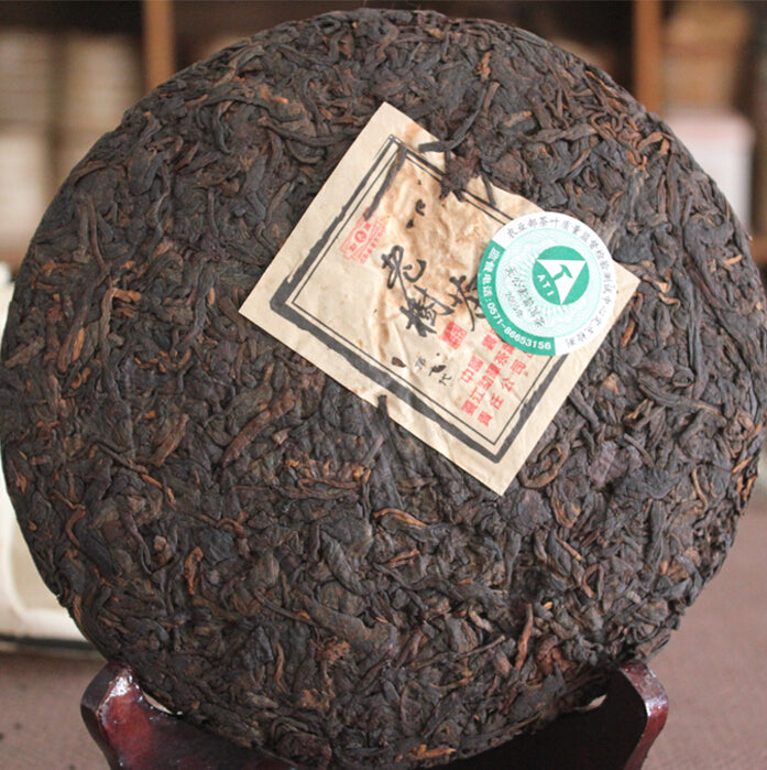 2006 MengKu RongShi "Lao Shu Cha" (Old Tree) Cake 400g Puerh Ripe Tea Shou Cha