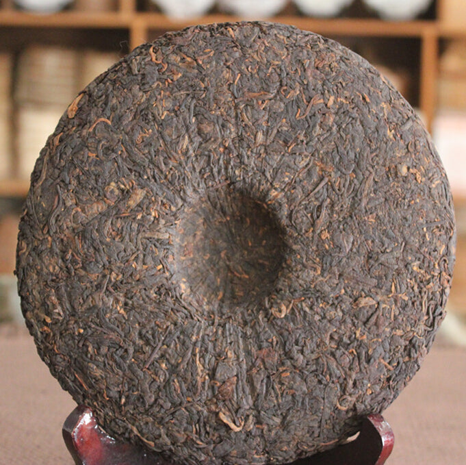 2006 MengKu RongShi "Lao Shu Cha" (Old Tree) Cake 400g Puerh Ripe Tea Shou Cha