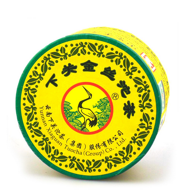 2012 XiaGuan "Jin Si" (Golden Ribbon) Tuo 100g Puerh Sheng Cha Raw Tea
