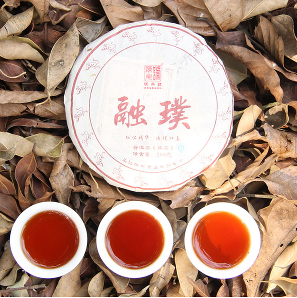 2016 ChenShengHao "Rong Pu" (Harmony & Simplicity) Cake 200g Puerh Ripe Tea Shou Cha