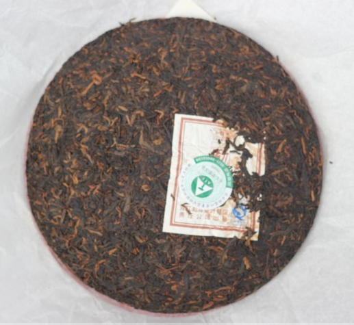 2007 MengKu RongShi "Gong Ting" (Palace) Cake 400g Puerh Ripe Tea Shou Cha