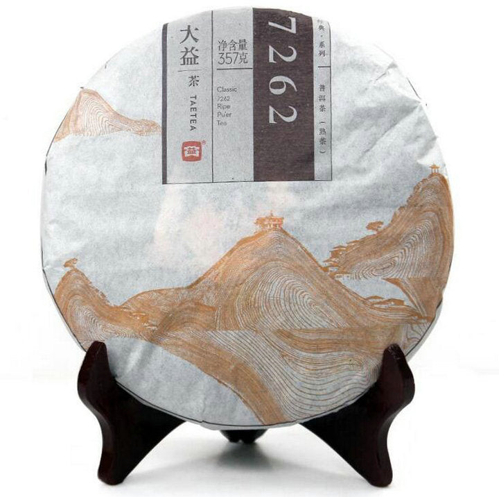 2014 DaYi "7262" Cake 357g Puerh Shou Cha Ripe Tea
