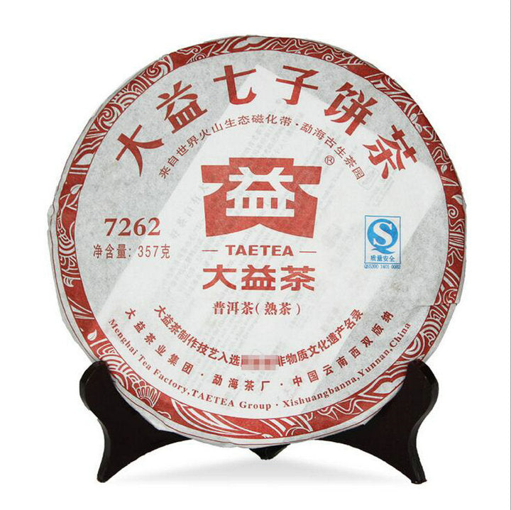2011 DaYi "7262" Cake 357g Puerh Shou Cha Ripe Tea