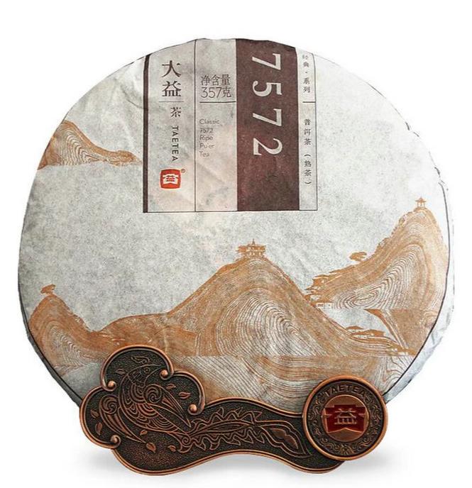 2014 DaYi "7572" Cake  1st Batch 357g Puerh Shou Cha Ripe Tea