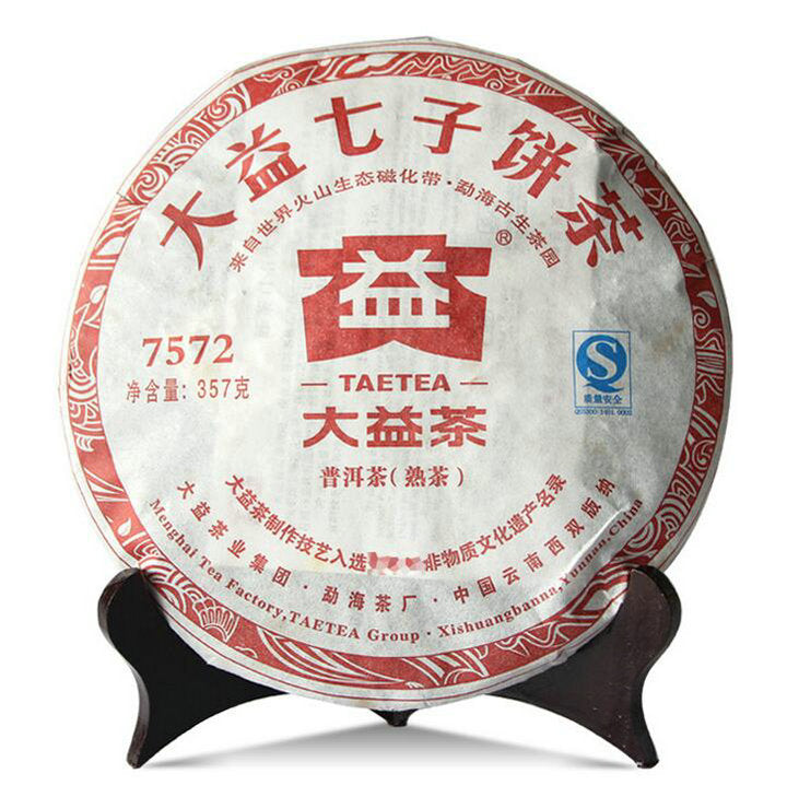 2011 DaYi "7572" Cake 357g Puerh Shou Cha Ripe Tea (Coming batch)