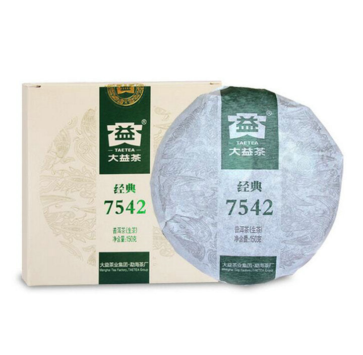 2013 DaYi "7542" Cake 150g Puerh Sheng Cha Raw Tea