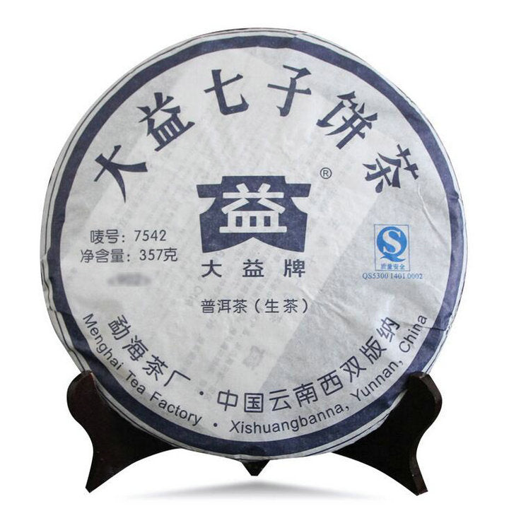 2009 DaYi "7542" Cake 357g Puerh Sheng Cha Raw Tea (Coming Batch)