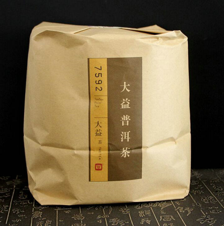 2016 DaYi "7592" Cake 357g Puerh Shou Cha Ripe Tea