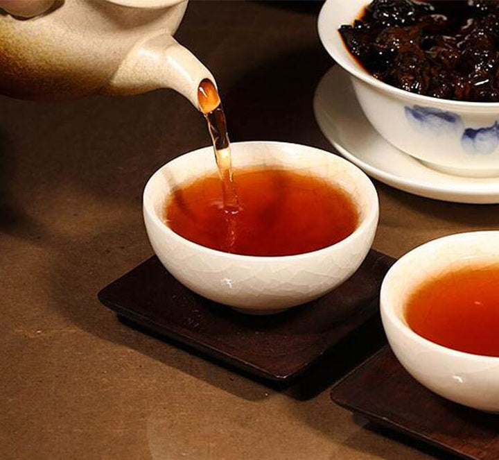 2005 DaYi "0532" Cake 200g Puerh Shou Cha Ripe Tea