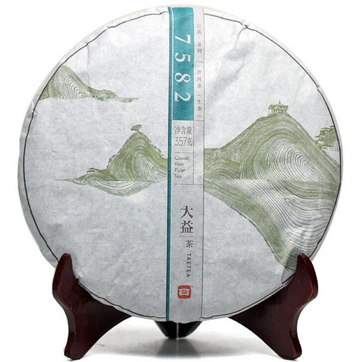2014 DaYi "7582" Cake 357g Puerh Sheng Cha Raw Tea