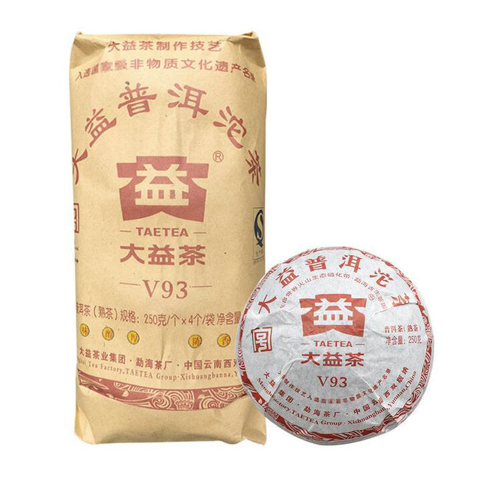 2011 DaYi "V93" Tuo 250g Puerh Shou Cha Ripe Tea