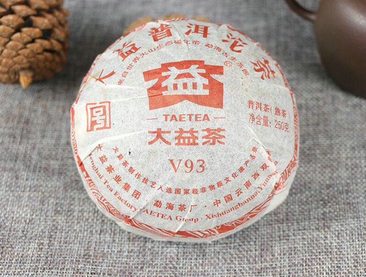 2011 DaYi "V93" Tuo 250g Puerh Shou Cha Ripe Tea