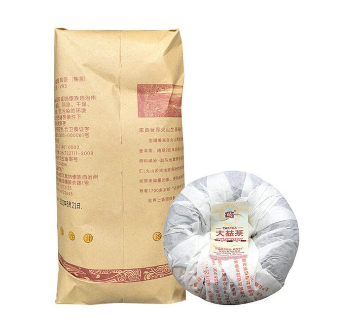 2011 DaYi "V93" Tuo 250g Puerh Shou Cha Ripe Tea
