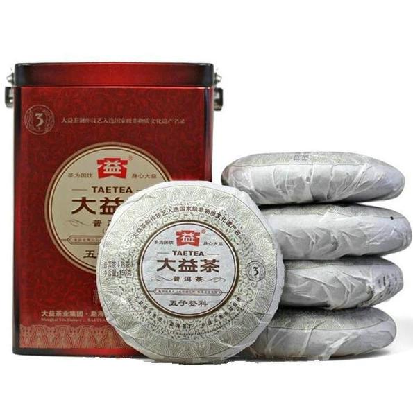 2011 DaYi "Wu Zi Deng Ke" ( 5 Sons ) Cake 150g Puerh Shou Cha Ripe Tea