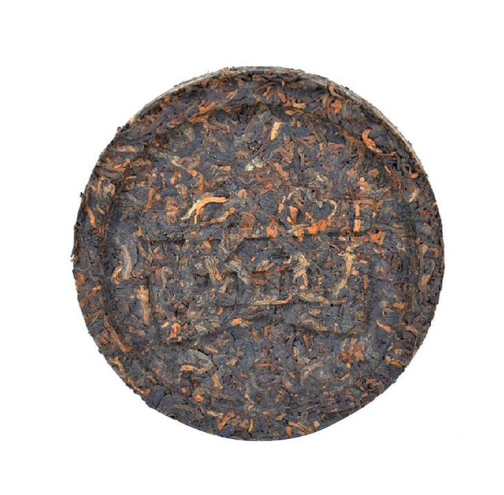 2012 DaYi "Hong Yun Yuan Cha" (Red Flavor Round Tea) Cake 100g Puerh Shou Cha Ripe Tea