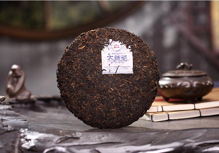 2007 DaYi "Jin Zhen Bai Lian" (Golden Needle White Lotus) Cake 357g Puerh Shou Cha Ripe Tea