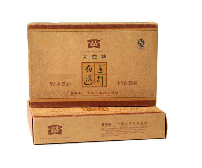 2007 DaYi "Jin Zhen Bai Lian" (Golden Needle White Lotus) Zhuan 250g Puerh Shou Cha Ripe Tea