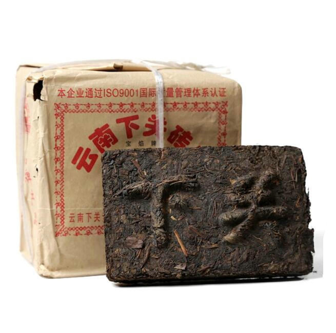 2007 XiaGuan "Bian Xiao Zhuan" Brick 250g*5pcs Puerh Sheng Cha Raw Tea