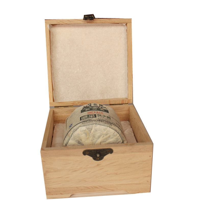 2014 MengKu RongShi "Tou Cai - Ji Shao Shu" (1st Picking - Rare Tree) Cylinder 600g Puerh Raw Tea Sheng Cha