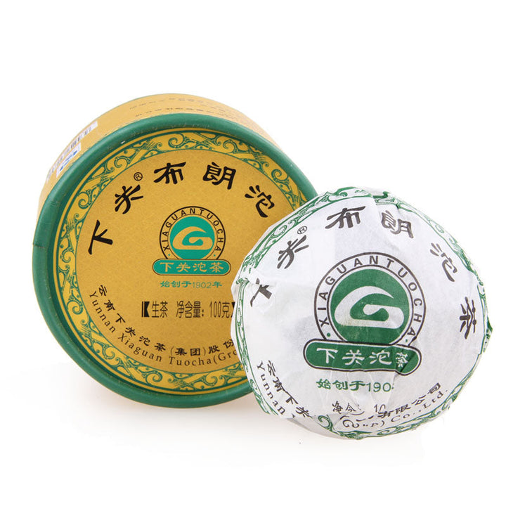 2010 XiaGuan "Bu Lang" (Bulang) Tuo 100g Puerh Sheng Cha Raw Tea