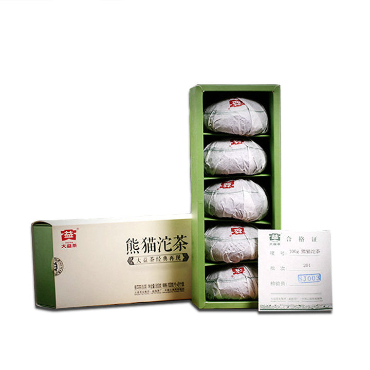 2012 DaYi "Xiong Mao" (Panda) Tuo 100g Puerh Sheng Cha Raw Tea
