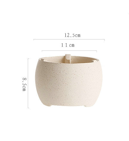 Chaozhou "Sha Tiao" Water Boiling Kettle in White Clay 420ml