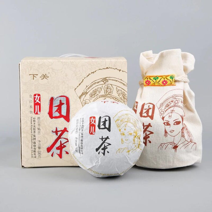 2016 XiaGuan "Tuan Cha" (Round Tea) 500g Puerh Ripe Tea Shou Cha