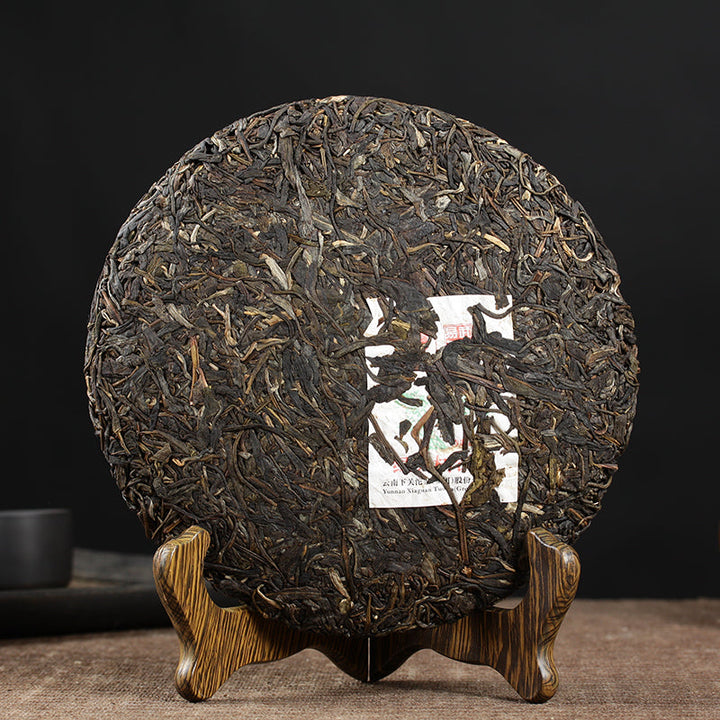 2016 XiaGuan "Lv Da Shu- Yi Wu"  (Big Green Tree - Yiwu) Cake 357g Puerh Raw Tea Sheng Cha