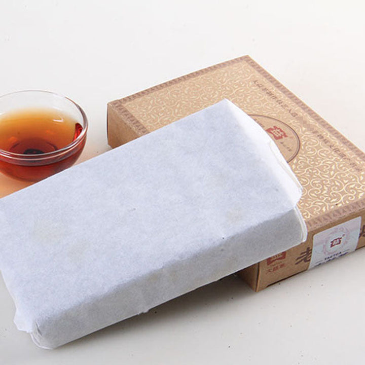 2012 DaYi "Lao Cha Tou" (Old Tea Head) Brick 250g Puerh Shou Cha Ripe Tea