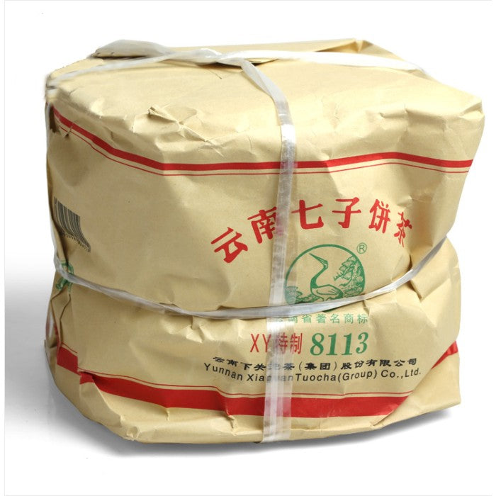2011 XiaGuan "8113 Gu Hua Cha" (Autumn Flavor) Cake 357g Puerh Raw Tea Sheng Cha