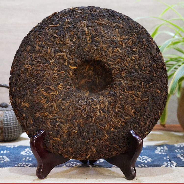2012 MengKu RongShi "Gong Ting" (Palace) Cake 400g Puerh Ripe Tea Shou Cha