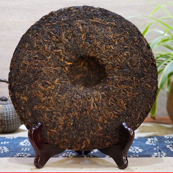 2012 MengKu RongShi "Gong Ting" (Palace) Cake 400g Puerh Ripe Tea Shou Cha