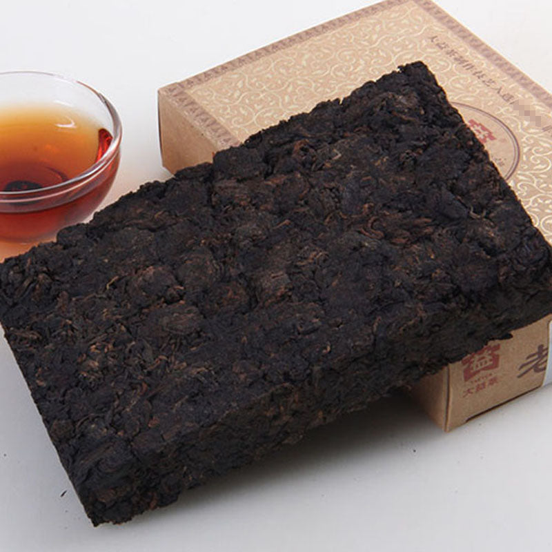 2012 DaYi "Lao Cha Tou" (Old Tea Head) Brick 250g Puerh Shou Cha Ripe Tea