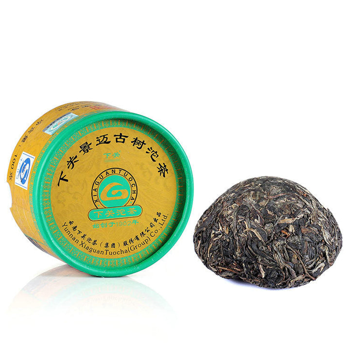 2012 XiaGuan "Jing Mai Gu Shu" (Jingmai Old Tree) Tuo 100g Puerh Sheng Cha Raw Tea