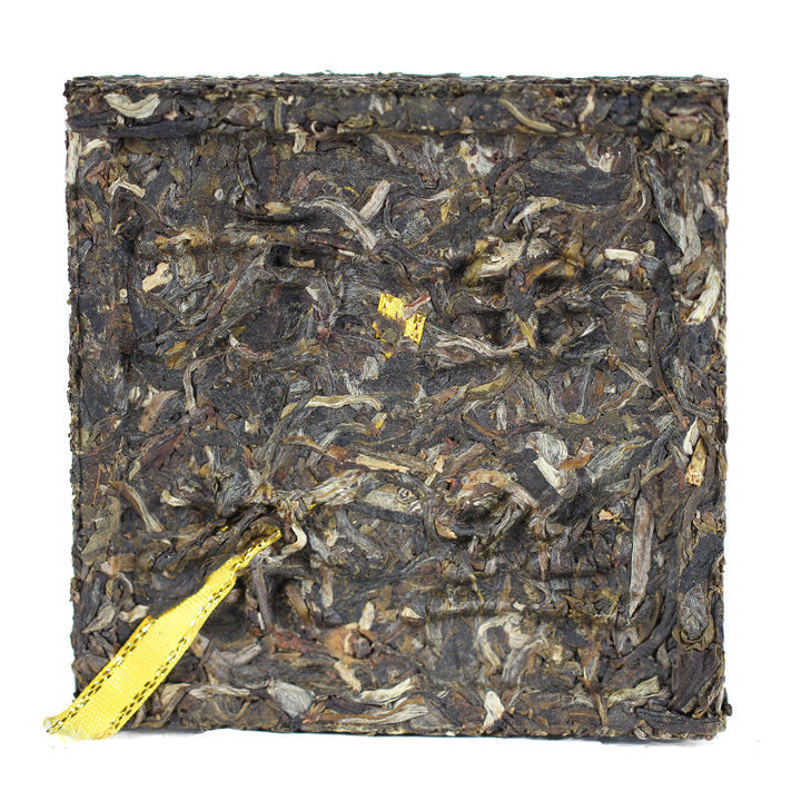 2017 XiaGuan "ShangPin JinSi DaXueShan" (Golden Ribbon Big Snow Mountain) Brick 100g Puerh Raw Tea Sheng Cha