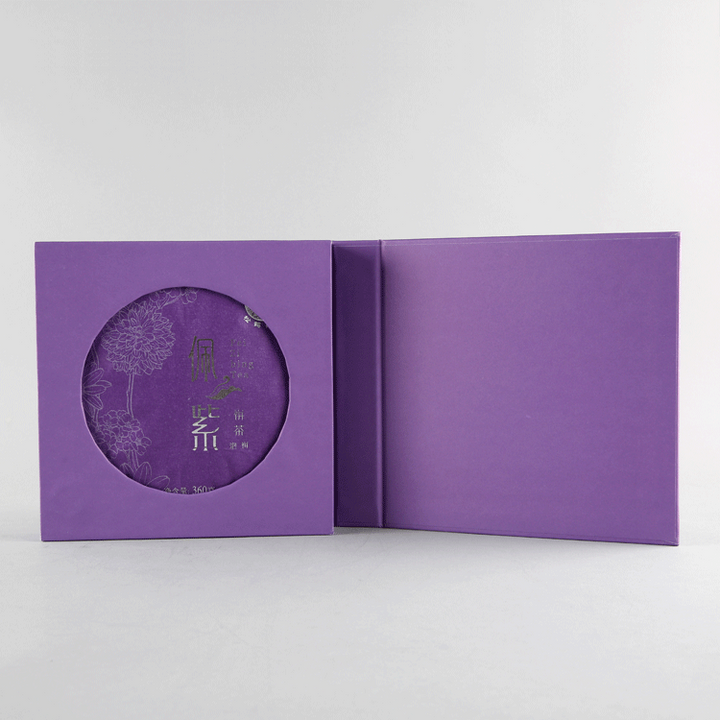 2017 XiaGuan "Pei Zi" (Purple Te- Zijuan ) 360g Cake Puerh Sheng Cha Raw Tea