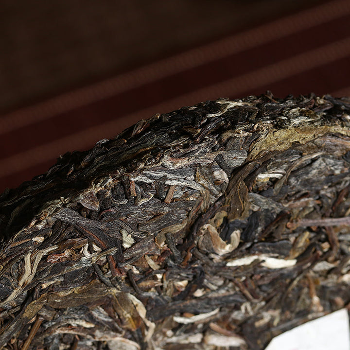 2017 XiaGuan "Dian Cang Kong Que - Ban Zhang Gu Shu" (Collection - Peacock - Banzhang Old Tree) Cake 357g Puerh Raw Tea Sheng Cha