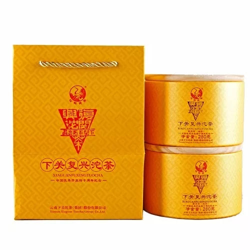 2018 XiaGuan "Fu Xing" (Reviving) Tuo 280g Puerh Raw Tea Sheng Cha