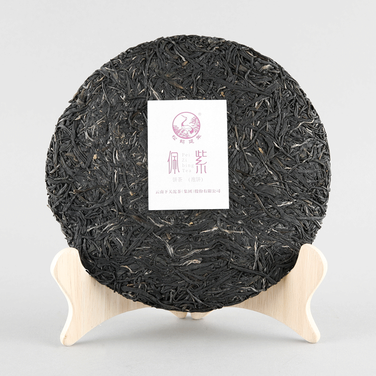 2017 XiaGuan "Pei Zi" (Purple Te- Zijuan ) 360g Cake Puerh Sheng Cha Raw Tea