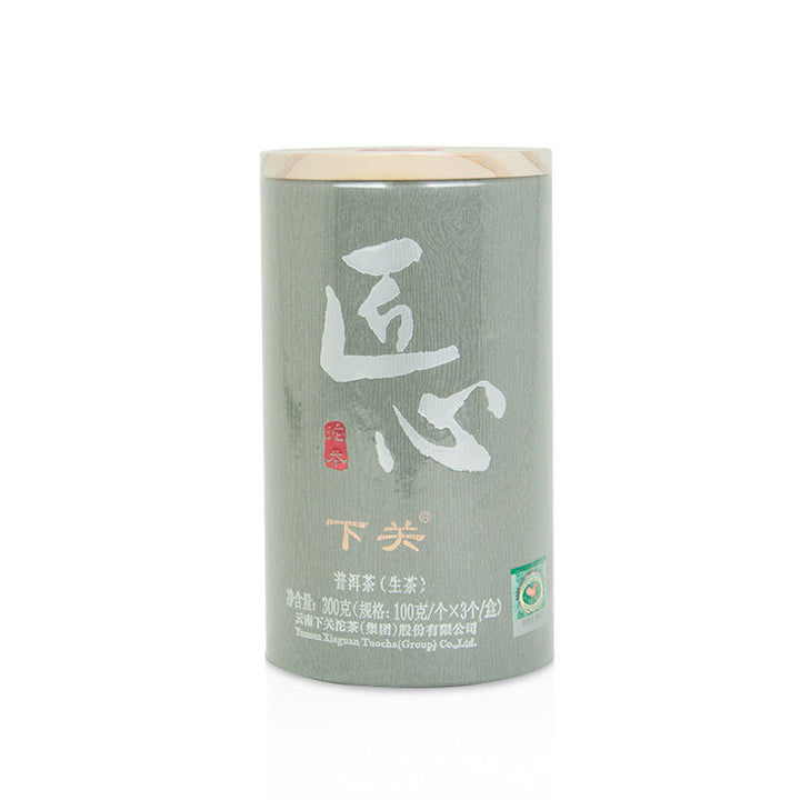 2016 XiaGuan "Jiang Xin" (Craftsmanship) 100g*3pcs Puerh Raw Tea Sheng Cha