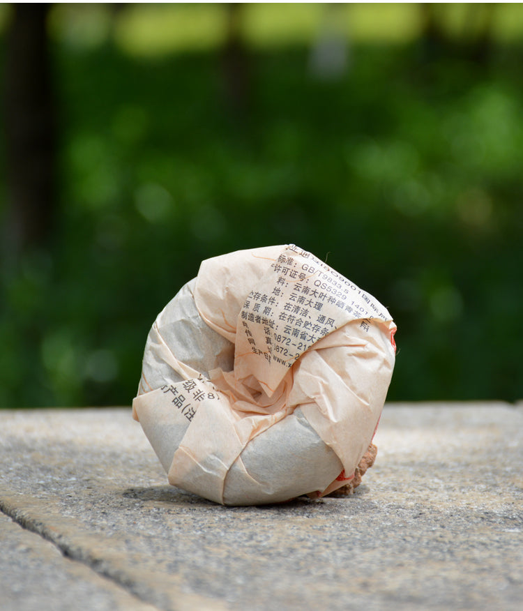 2012 XiaGuan "Jing Mai Gu Shu" (Jingmai Old Tree) Tuo 100g Puerh Sheng Cha Raw Tea