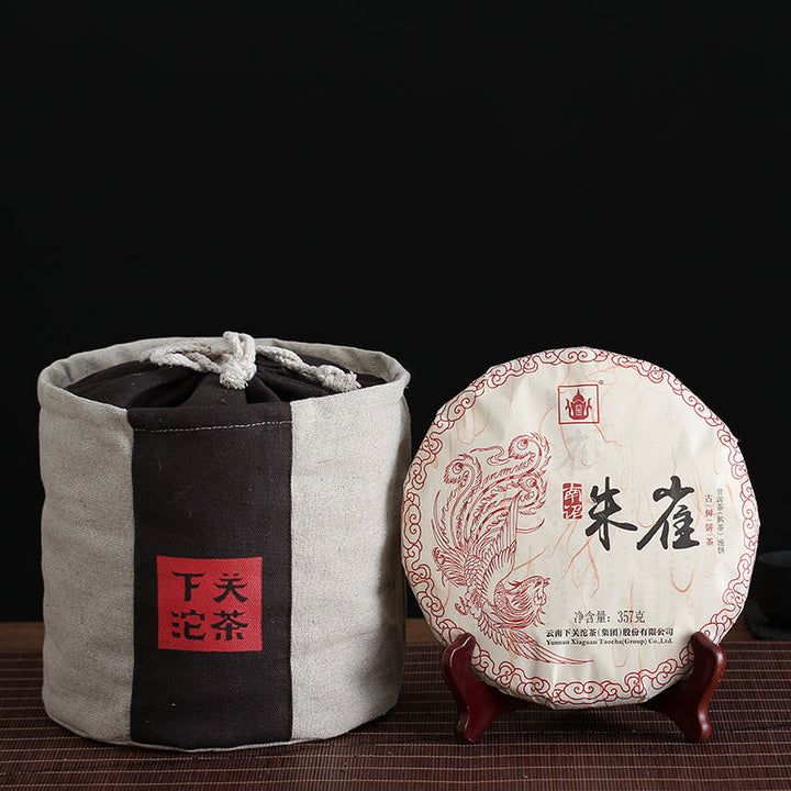 2017 XiaGuan "Zhu Que - Gu Shu" (Sparrow - Old Tree) Cake 357g Puerh Ripe Tea Shou Cha